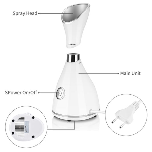 Facial Steamer for Hydrating Mist & Daily Skincare Prep
